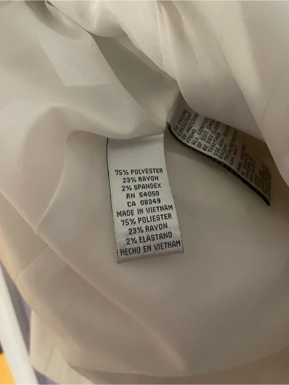 Jones New York Women’s Cream Striped Blazer size 16W One Button Career Jacket
